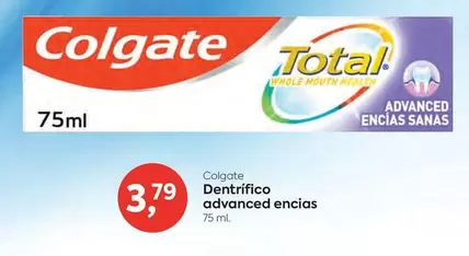 Oferta de Colgate - Dentrifico Advanced Encias por 3,79€ en Suma Supermercados