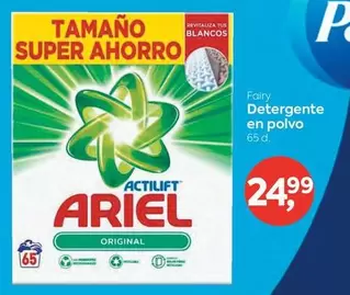 Oferta de Ariel - Detergente En Polvo por 24,99€ en Suma Supermercados