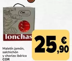 Oferta de Cor - Maletín Jamon, Salchichon Y Chorizo Iberico por 25,9€ en Supeco