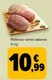 Oferta de Rellenos por 10,99€ en Supeco