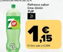 Oferta de 7up - Refresco Sabor Lima-Limon por 1,15€ en Supeco