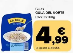 Oferta de Gula Del Norte - Gulas por 4,99€ en Supeco