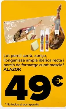 Oferta de Alazor - Lot Pernil Serrà por 49€ en Supeco