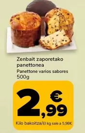 Oferta de Panettone por 2,99€ en Supeco