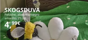 Oferta de Skogsduva - Peluche, Abejorro/Negro Amarillo por 4,99€ en IKEA