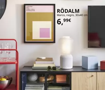 Oferta de Rodalm - Marco, Negro por 6,99€ en IKEA