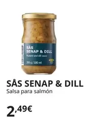 Oferta de Sas Senap & Dill - Salsa Para Salmon por 2,49€ en IKEA