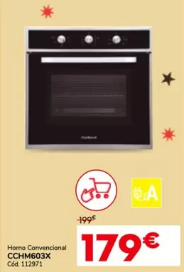 Oferta de Horno Convencional Cchm603x por 179€ en Conforama