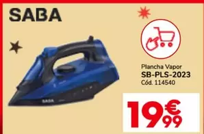 Oferta de Saba - Plancha Vapor Sb-pls-2023 por 19,99€ en Conforama