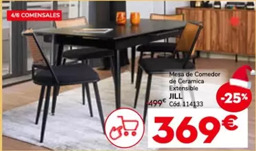 Oferta de Mesa De Comedor De Ceramica Extensible por 369€ en Conforama