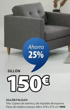 Oferta de Sillón Falslev por 150€ en JYSK