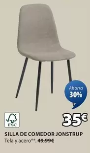 Oferta de Silla De Comedor Jonstrup por 35€ en JYSK