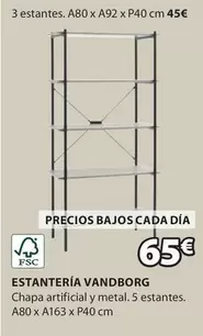 Oferta de Estantería por 65€ en JYSK