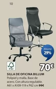 Oferta de Silla De Oficina Billum por 70€ en JYSK