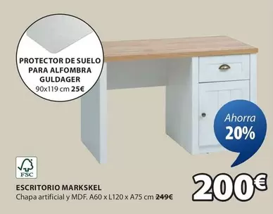 Oferta de Escritorio Markskel por 200€ en JYSK