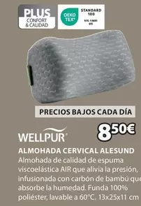 Oferta de Wellpur - Almohada Cervical Alemund por 8,5€ en JYSK