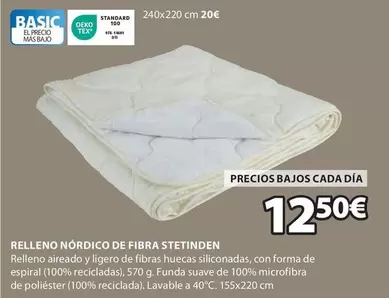 Oferta de Basic - Relleno Nordico De Fibra Stedinden por 12,5€ en JYSK