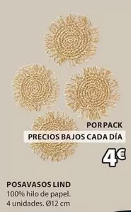 Oferta de Posavasos por 4€ en JYSK