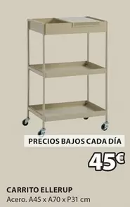 Oferta de Carrito Ellerup por 45€ en JYSK