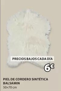 Oferta de Piel De Cordero Sintética Balsami por 6€ en JYSK