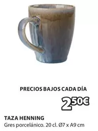 Oferta de Taza Henning por 2,5€ en JYSK