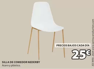 Oferta de Silla De Comedor Nederby por 25€ en JYSK