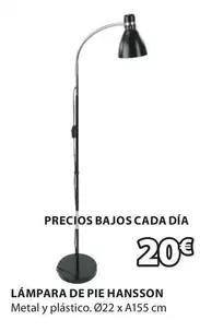 Oferta de Lámpara De Pie Hansson por 20€ en JYSK