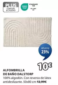 Oferta de Plus - Alfombrilla De Baño Dalstorp por 10€ en JYSK