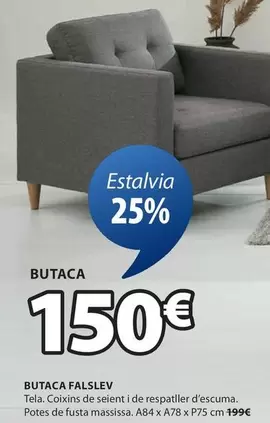 Oferta de Butaca Falslev por 150€ en JYSK