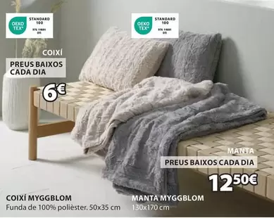 Oferta de Standard - Coixi Myggblom por 12,5€ en JYSK