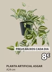 Oferta de Dia - Planta Artificial Asgar por 8€ en JYSK