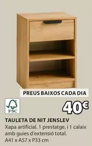 Oferta de Dia - Tauleta De Nit Jenslev por 40€ en JYSK