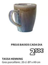 Oferta de Dia - Tassa Henning por 2,5€ en JYSK