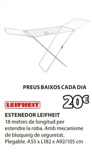 Oferta de Dia - Estenedor Leifheit por 20€ en JYSK