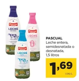 Oferta de Pascual - Leche Entera por 1,69€ en Alimerka