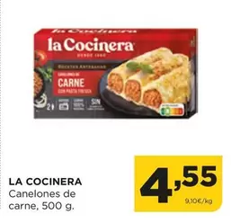 Oferta de La Cocinera - Canelones De Carne por 4,55€ en Alimerka