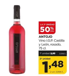 Oferta de Castilla - Vino I.G.P. Castilla Y León, Rosado por 2,95€ en Alimerka