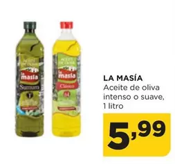 Oferta de La Masía - Aceite De Oliva Intenso O Suave por 5,99€ en Alimerka