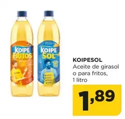 Oferta de Koipesol - Aceite De Girasol O Para Fritos por 1,89€ en Alimerka