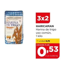 Oferta de Haricaman - Harina De Trigo Uso Comun por 0,79€ en Alimerka