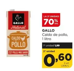 Oferta de Gallo - Caldo De Pollo por 1,99€ en Alimerka