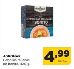 Oferta de Agromar - Cebollas Rellenas De Bonito por 4,99€ en Alimerka