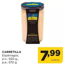 Oferta de Carretilla - Esparragos por 7,99€ en Alimerka