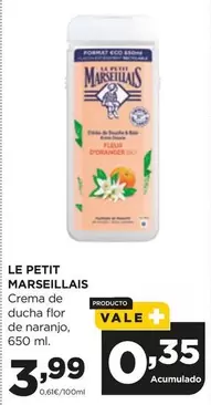 Oferta de Le petit Marseillais - Crema De Ducha Flor De Naranja por 3,99€ en Alimerka