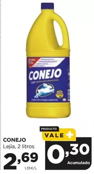 Oferta de Conejo - Lejia por 2,69€ en Alimerka