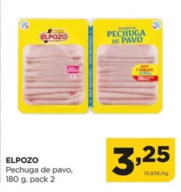 Oferta de Elpozo - Pechuga De Pavo por 3,25€ en Alimerka