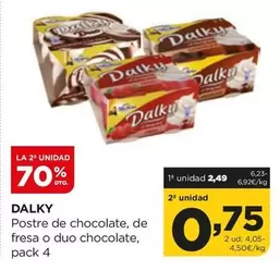 Oferta de Dalky - Postre De Chocolate por 2,49€ en Alimerka