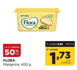 Oferta de Flora - Margarina por 3,45€ en Alimerka