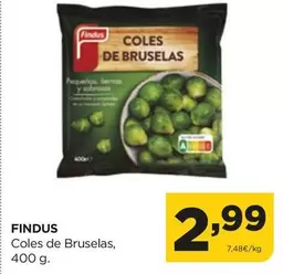 Oferta de Findus - Coles De Bruselas por 2,99€ en Alimerka