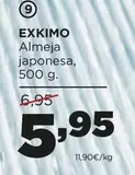 Oferta de Exkimo - Almejas Japonesa por 5,95€ en Alimerka